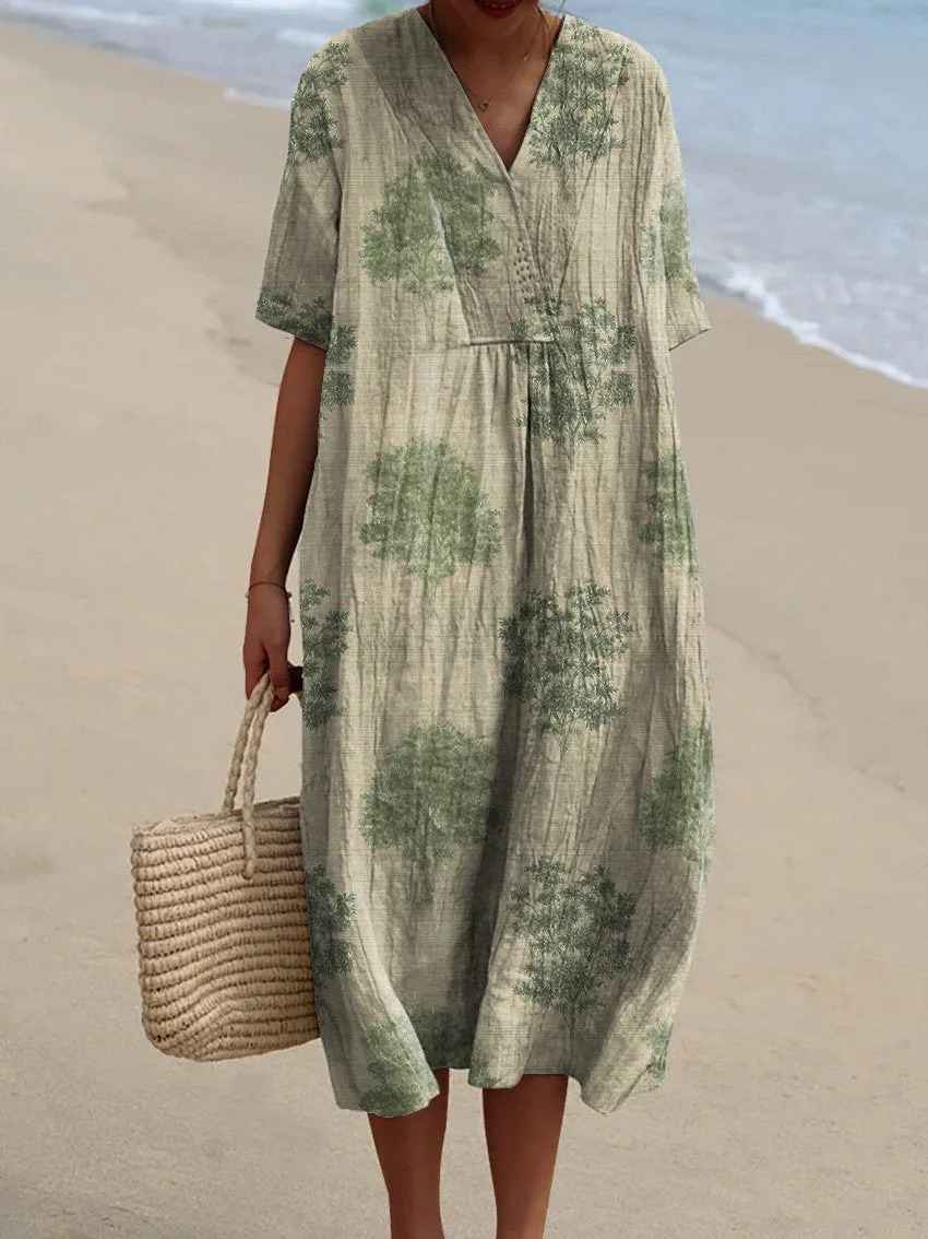Mariella | Vintage Floral Midi Dress