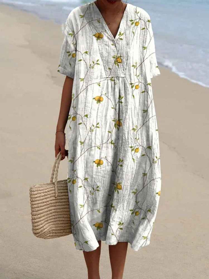 Mariella | Vintage Floral Midi Dress