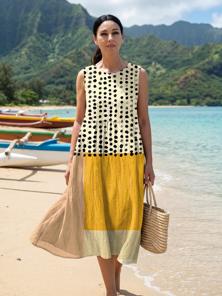 Hugo | Garden Dot Midi Dress