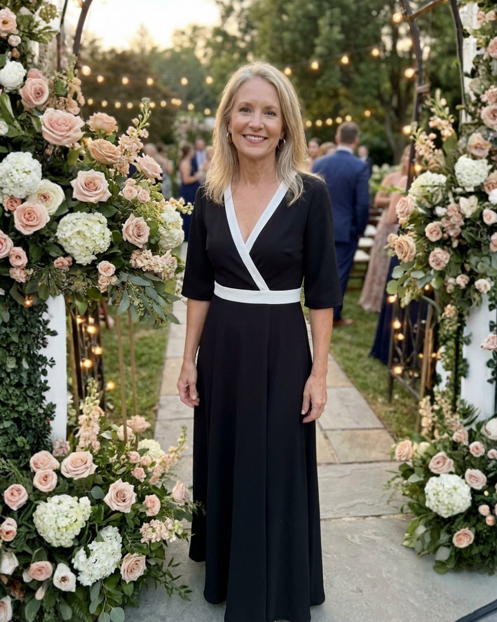 Versatile V-Neck Maxi Dress