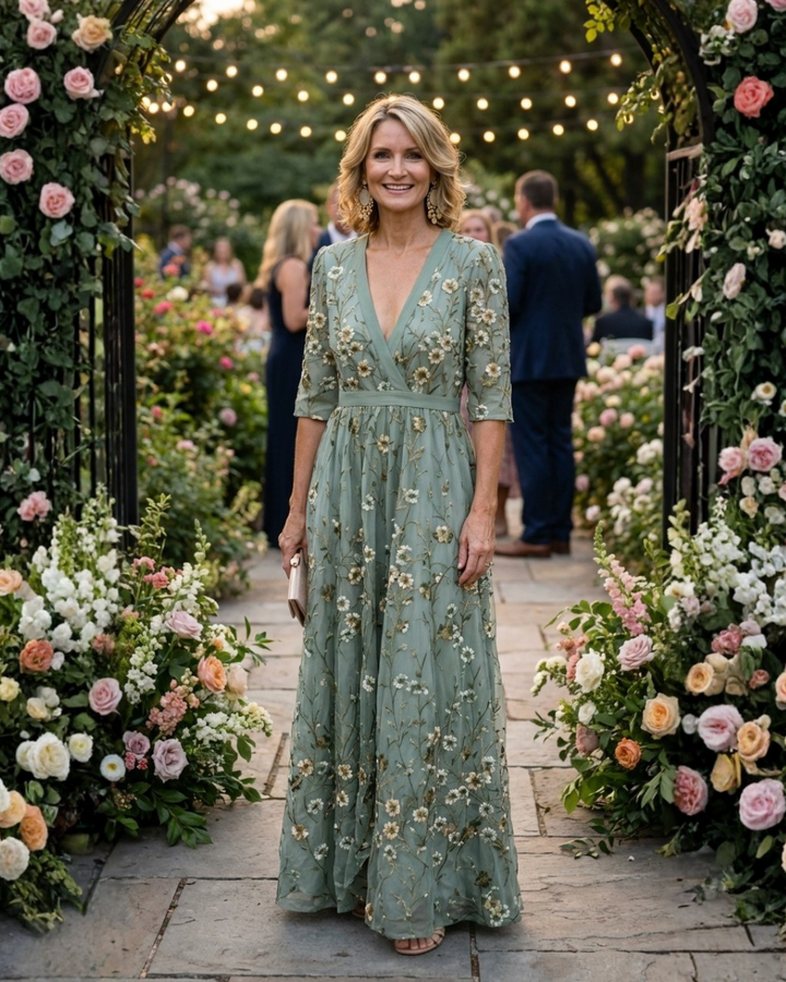 Versatile V-Neck Maxi Dress
