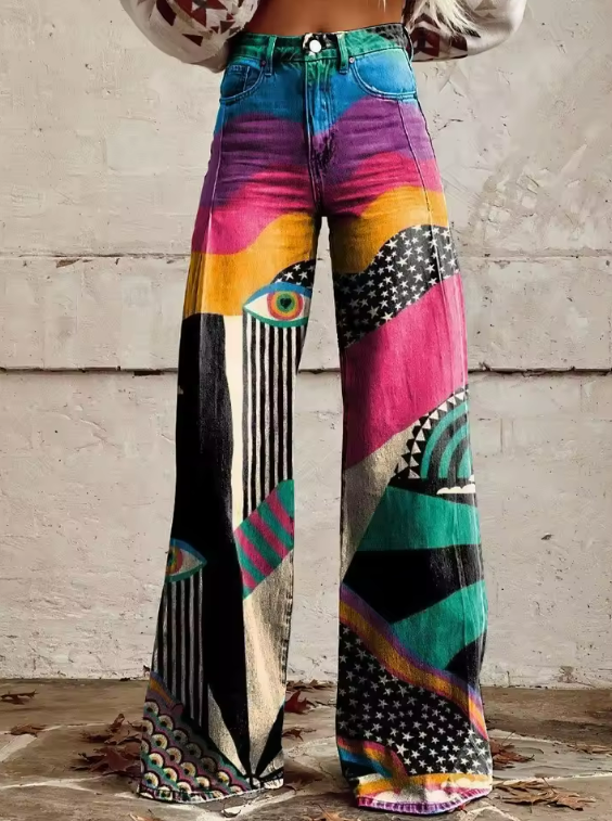 Natalie Flared Pants Boho Chic