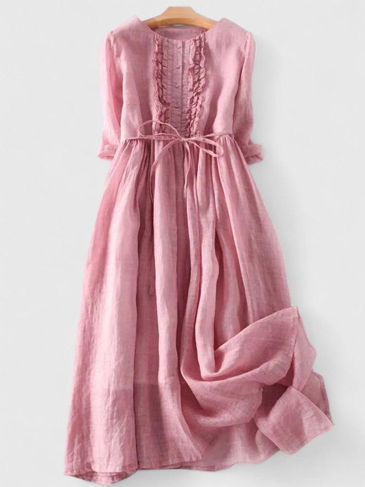 Yvette Effortless Linen Dress